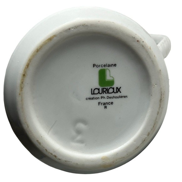 Vintage Philippe Deshoulieres Porcelain Pitcher from France - Picture 4 of 4